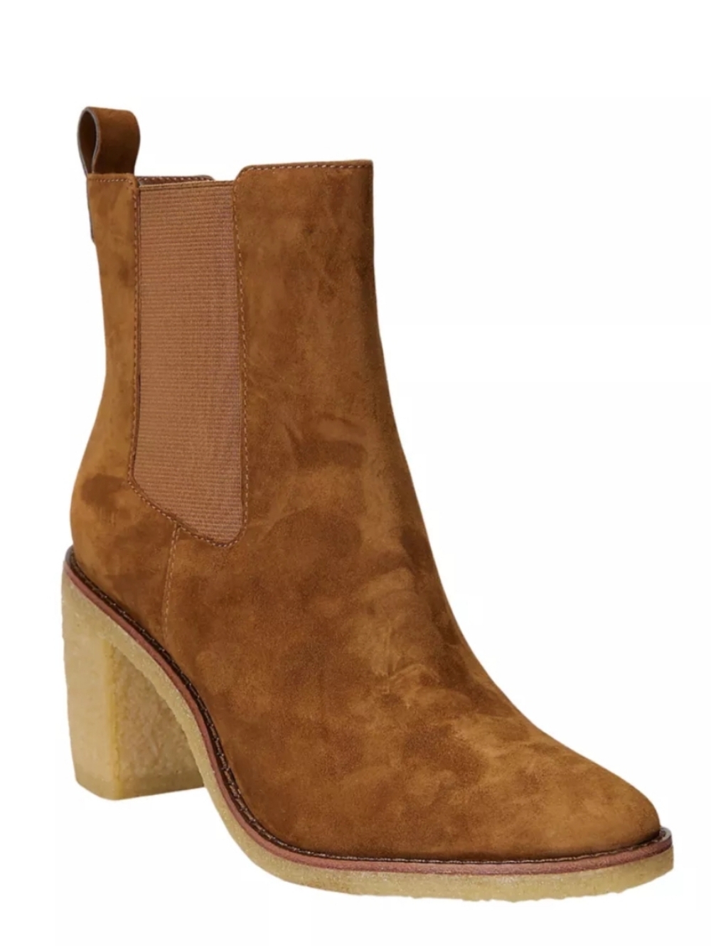 New w/Box Lauren Ralph Lauren Marianna Water Repellent Genuine Suede Booties